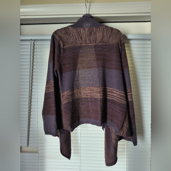 Investments Cardigan Women's Size Large Wool Blend Open Front Knit Sweater - Picture 5 of 11